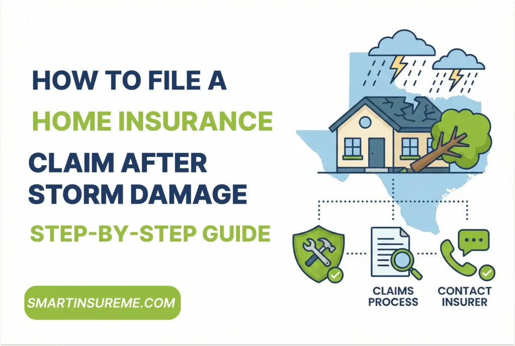 How to File a Home Insurance Claim After Storm Damage?