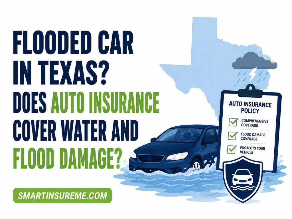 Flooded Car in Texas Does Auto Insurance Cover Water and Flood Damage